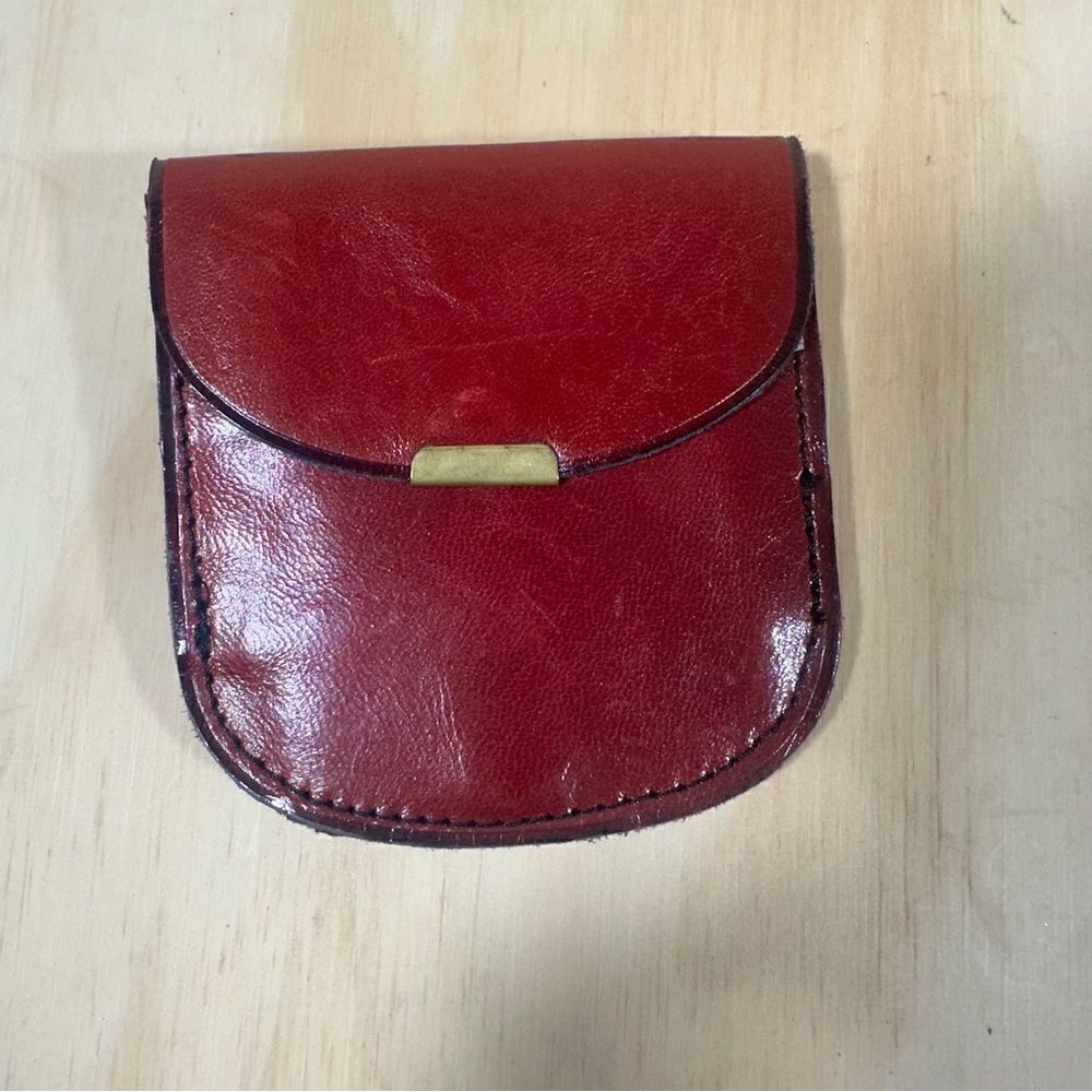 Vintage Leather Miranda Coin Purse Made in Mexico